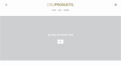 Desktop Screenshot of creaproducts.com